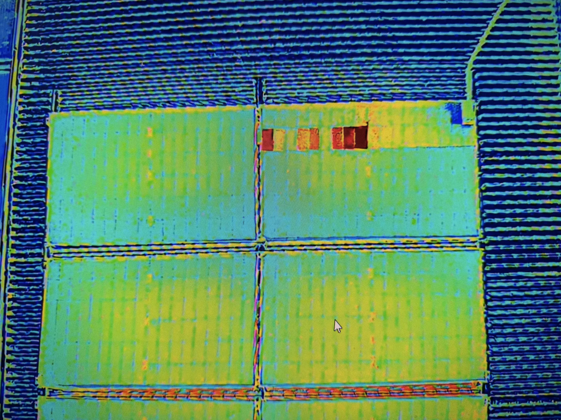 Thermografische Aufnahme einer elektrischen Anlage